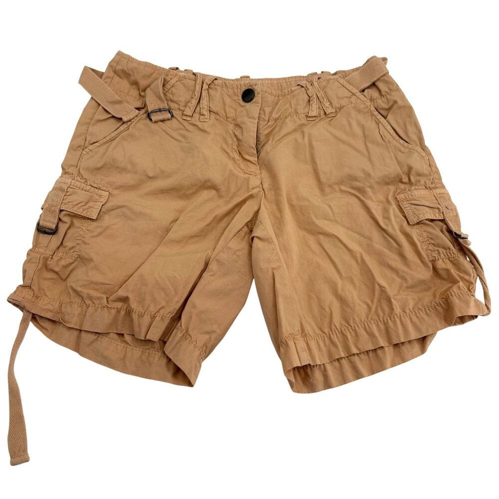 Tommy Hilfiger Women's Size 4 Tan Cargo Shorts‎ y2k